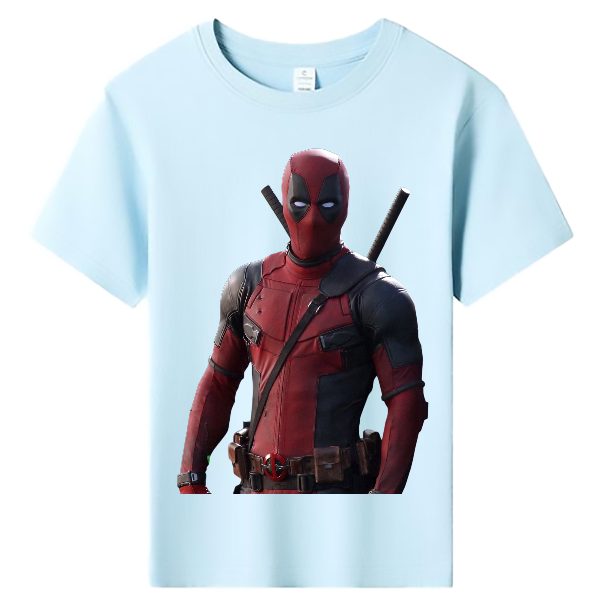 （画像用） Deadpool デッドプール 綿100％キッズTシャツ（フロントプリント）